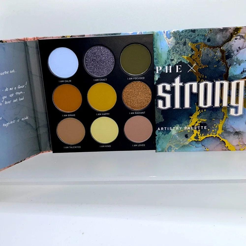 Morphe Ashley Strong affirmation magic eyeshadow artistry, palette, new.